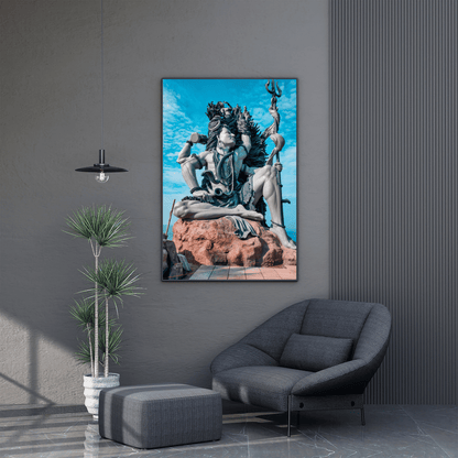 The Yogi of the Universe Lord Shiva HD Acrylic Photo Print