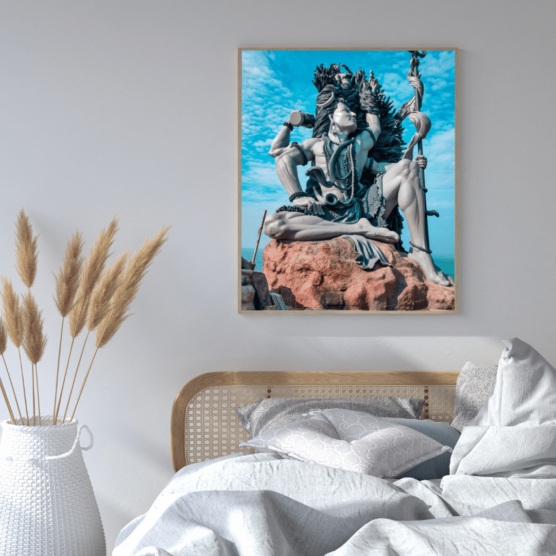 The Yogi of the Universe Lord Shiva HD Acrylic Photo Print