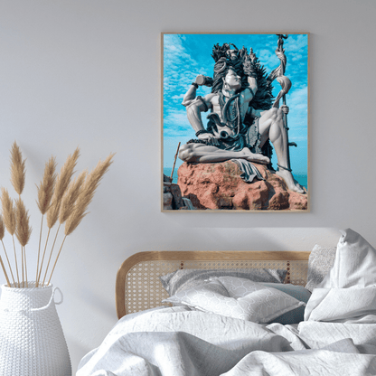 The Yogi of the Universe Lord Shiva HD Acrylic Photo Print